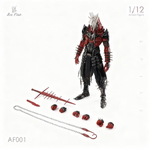 AceFigz Spike 1/12スケール可動フィギュア（通常版）