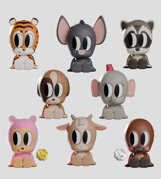 【BOX販売】003_Tiny Shiny Hineys（1BOX=6個入）