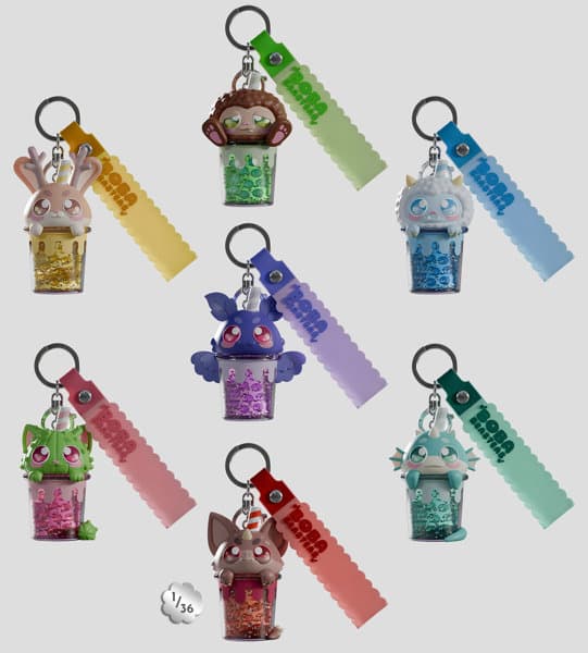 【BOX販売】024_Boba Beasteas Keychain Blind Box（1BOX=6個入）
