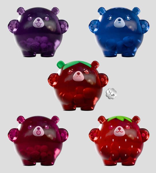 【BOX販売】038_Little Bearries（1BOX=4個入）