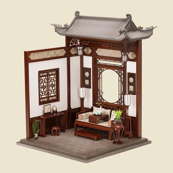 ZHENMU 拂雲香しゃ（フーユンシャンシェ） 1/12スケール中華風ドールハウス