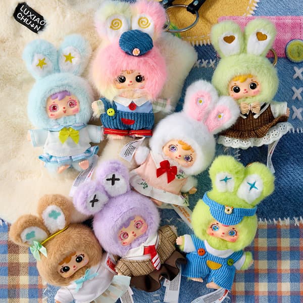 【BOX販売】028_MEI YI YOU ART TOY Samuel ファッションデイリーシリーズ トレーディングプラッシュ（1BOX=6個入）