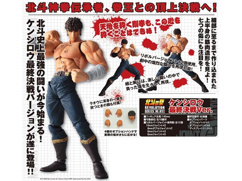 リボルテック 北斗の拳レボリューション No.011 ケンシロウ最終決戦Ver.