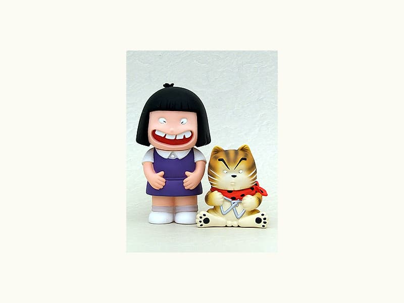 じゃりん子チエ ソフビシリーズヒラメちゃんとアントニオJr.