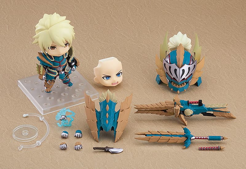 ねんどろいど モンスターハンターワールド:アイスボーン ハンター♂ ジンオウα Ver. DX