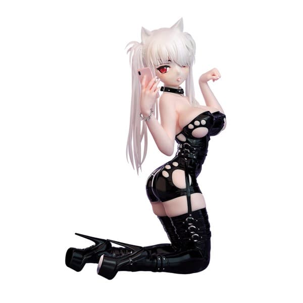 限定500個 Bfullオリジナル「自撮り猫耳少女」1/6スケールフィギュア 塗装済み完成品
