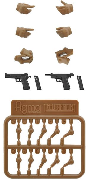 リトルアーモリー ［LAOP06］figma用タクティカルグローブ2 ハンドガンセット「タン」