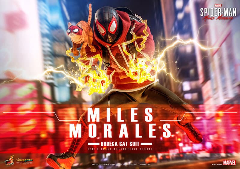 【ビデオゲーム・マスターピース】『Marvel’s Spider-Man:Miles Morales』1/6スケールフィギュア マイルス・モラレス/スパイダーマン（売店の看板猫スーツ版）