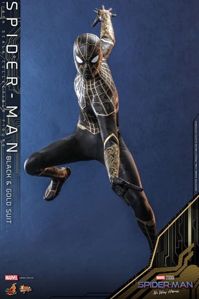 1/6スケールフィギュア スパイダーマン（ブラック＆ゴールドスーツ版）