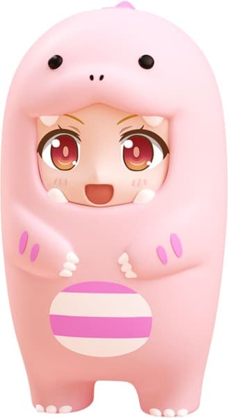 ねんどろいどもあ きぐるみフェイスパーツケース （ピンクきょうりゅう）