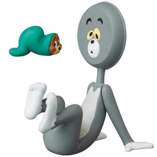 UDF TOM and JERRY SERIES 3 TOM （Head in the shape of the pan）and JERRY（In the Vinyl Hose）