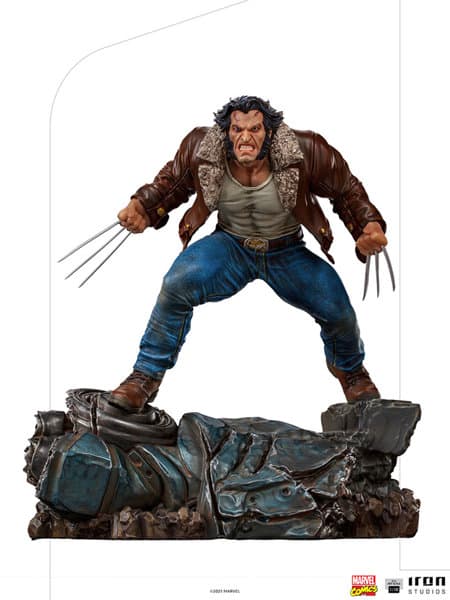 『マーベル』【アイアン・スタジオ スタチュー】「バトルジオラマ・シリーズ」1/10スケール ローガン［コミック］