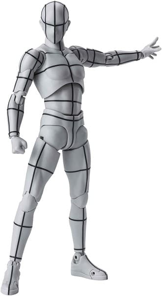 【再販】S.H.Figuarts ボディくん-ワイヤーフレーム-（Gray Color Ver.）