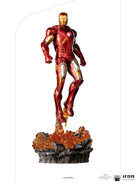 『マーベル』【アイアン・スタジオ スタチュー】「バトルジオラマ・シリーズ」1/10スケール アイアンマン（バトル・オブ・ニューヨーク）［映画『マーベル/インフィニティ・サーガ』］