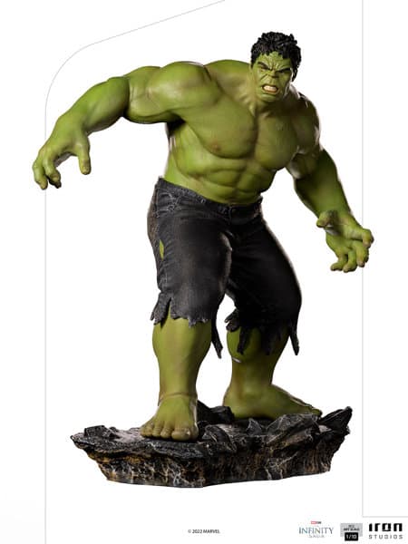 『マーベル』【アイアン・スタジオ スタチュー】「バトルジオラマ・シリーズ」1/10スケール ハルク（バトル・オブ・ニューヨーク）［映画『マーベル/インフィニティ・サーガ』］