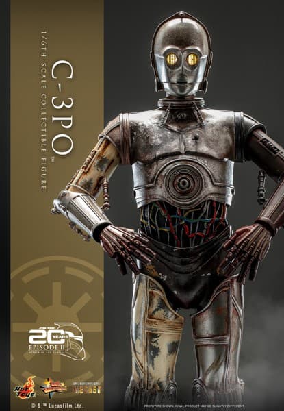 【ムービー・マスターピースDIECAST】 『スター・ウォーズ エピソード2/クローンの攻撃』 1/6スケールフィギュア C-3PO