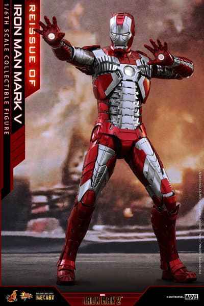 【ムービー・マスターピース DIECAST】 『アイアンマン2』 1/6スケールフィギュア アイアンマン・マーク5［再生産］