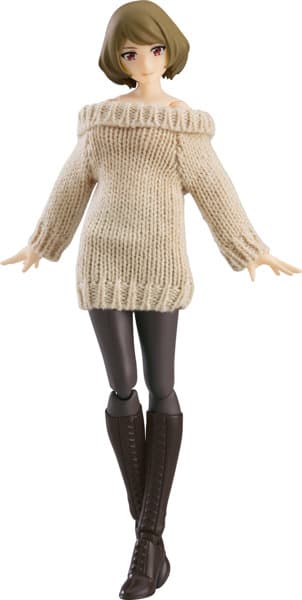 figma 女性body（チアキ） with オフショルセーターワンピ