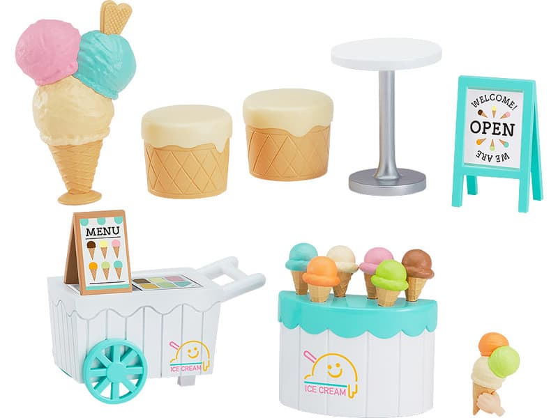 【BOX販売】ねんどろいどもあ パーツコレクション アイスクリームショップ（全6種） 1BOX:6個入