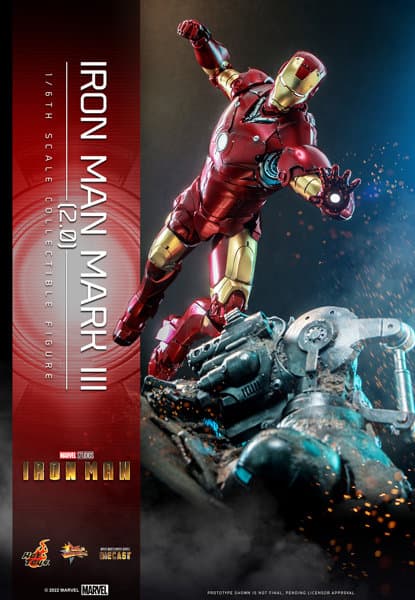 【ムービー・マスターピース DIECAST】 『アイアンマン』 1/6スケールフィギュア アイアンマン・マーク3 （2.0版）
