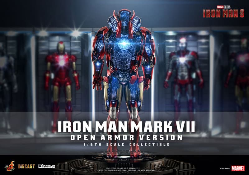 【ムービー・マスターピース DIECAST】 『アイアンマン3』 1/6スケールジオラマ アイアンマン・マーク7（オープン・アーマー版）