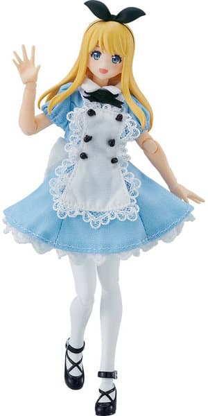 figma Styles 女性body（アリス）with ワンピース＋エプロンコーデ