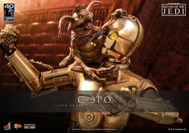 【ムービー・マスターピース DIECAST】 『スター・ウォーズ エピソード6/ジェダイの帰還』1/6スケールフィギュア C-3PO