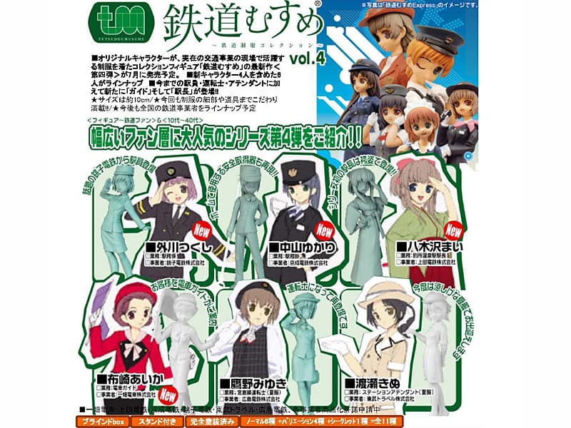 BOX販売 鉄道むすめ-鉄道制服コレクション-Vol.4