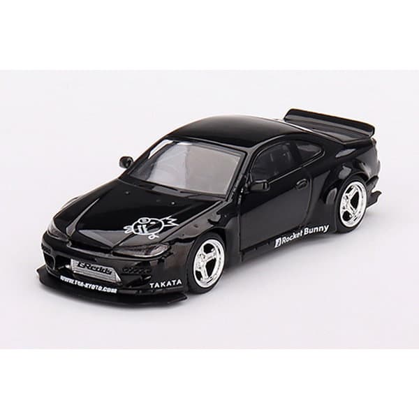 1/64 Rocket Bunny Nissan シルビア（S15） ブラックパープル（右ハンドル）