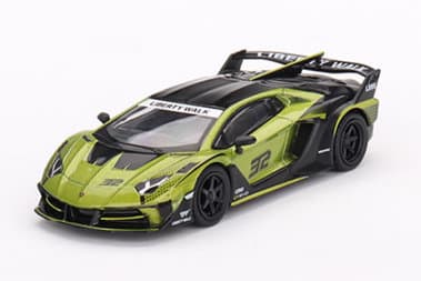 1/64 LB-Silhouette WORKS ランボルギーニ アヴェンタドール GT EVO ライム （左ハンドル）