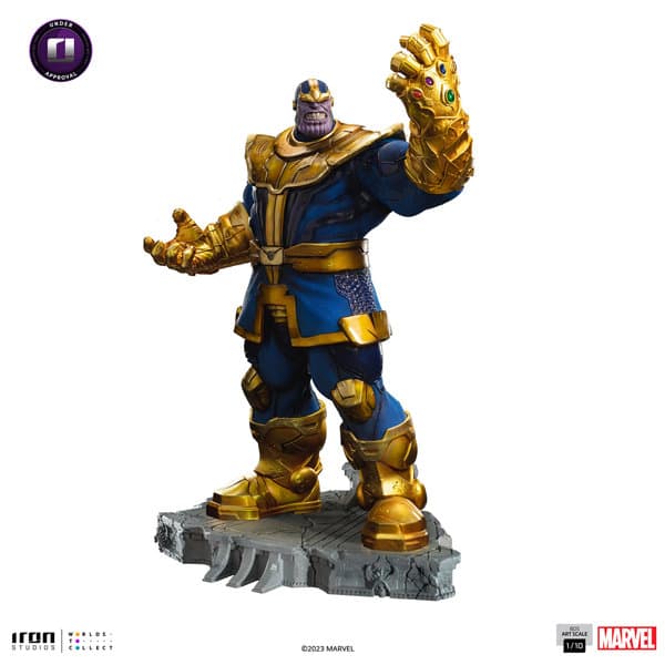 『マーベル』 【アイアン・スタジオ スタチュー】「バトルジオラマ・シリーズ」1/10スケール サノス［コミック］