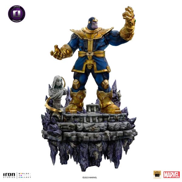 『マーベル』 【アイアン・スタジオ スタチュー】「デラックス・バトルジオラマ・シリーズ」1/10スケール サノス［コミック］