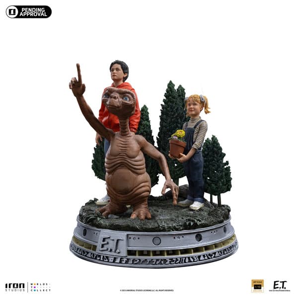 『E.T.』【アイアン・スタジオ スタチュー】「デラックス・アートスケール」1/10スケール E.T.＆エリオット＆ガーティ