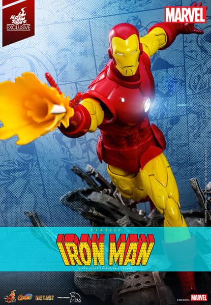 【コミック・マスターピース DIECAST】 『マーベル・コミック』1/6スケールフィギュア アイアンマン（クラシック版）