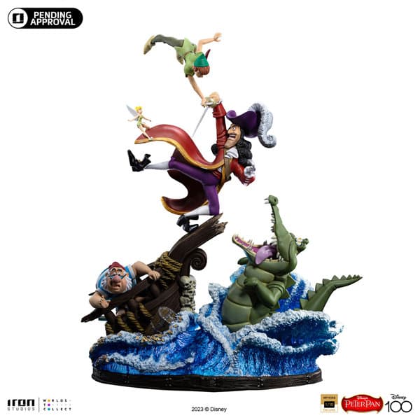 『ピーター・パン』【アイアン・スタジオ・スタチュー】「デラックス・アートスケール」1/10スケール ピーター・パンvsフック船長