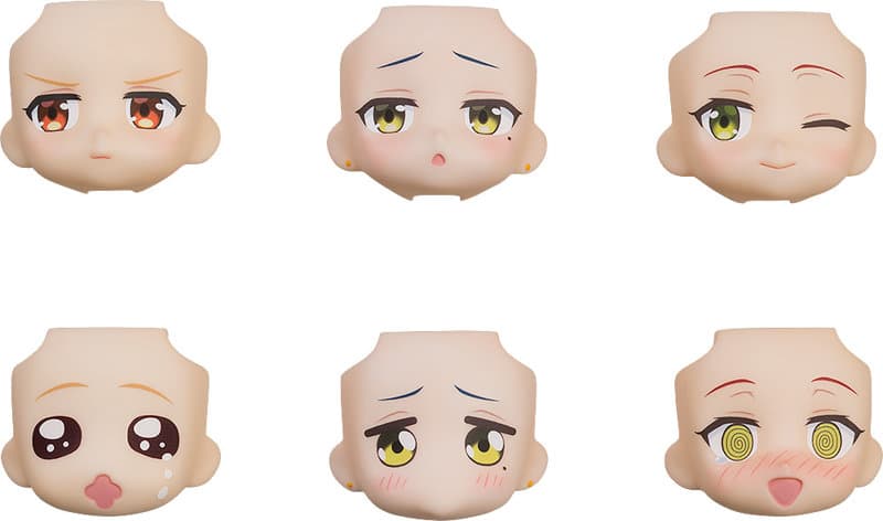 【BOX販売】ねんどろいどもあ アニメ「ぼっち・ざ・ろっく！」 とりかえっこフェイス 虹夏/リョウ/郁代 セレクション（全6種） 1BOX:6個入