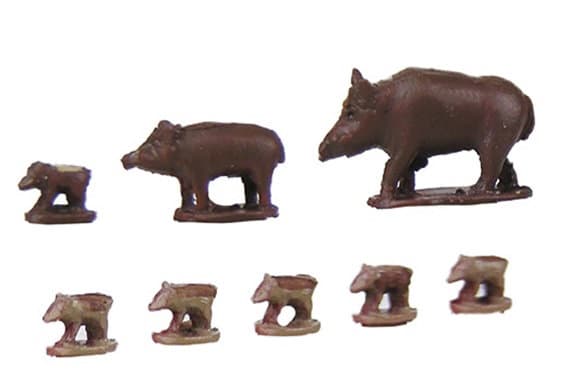 AF-5 猪 （親2頭・子6頭入）