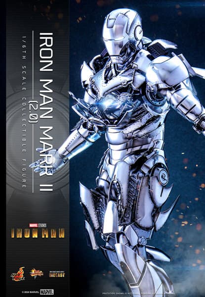 【ムービー・マスターピース DIECAST】 『アイアンマン』1/6スケールフィギュア アイアンマン・マーク2（2.0版）