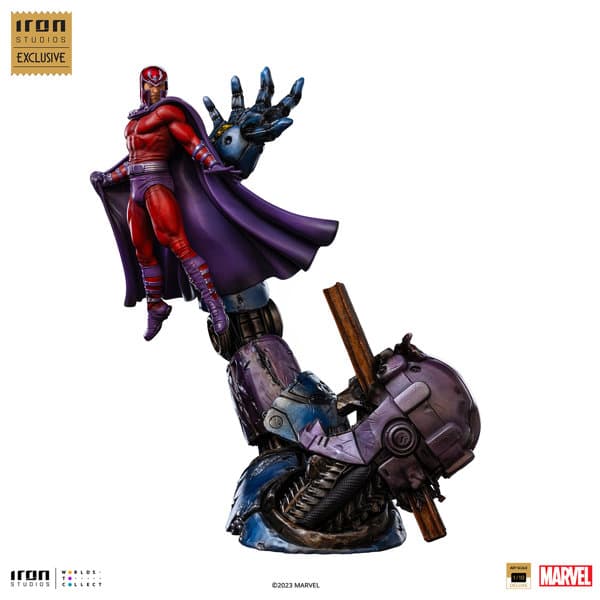 『マーベル』【アイアン・スタジオ・スタチュー】「デラックス・アートスケール」1/10スケール マグニートー vs センチネル［コミック］