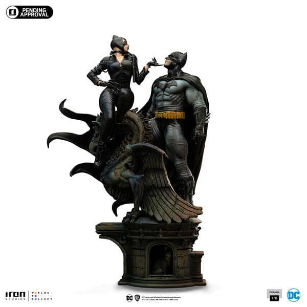 『DC』【アイアン・スタジオ スタチュー】「ジオラマ」1/6スケール バットマン＆キャットウーマン［コミック］