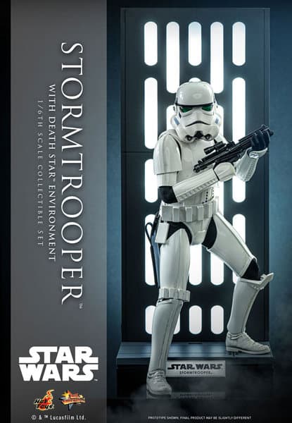 【ムービー・マスターピース】 『スター・ウォーズ』　1/6スケールフィギュア　ストームトルーパー（デス・スターのバックボード付き）