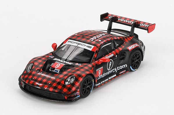 ポルシェ 911 GT3 R IMSA セブリング12時間 GTD PRO 優勝車 2023 ＃9 Pfaff Motorsports（左ハンドル）