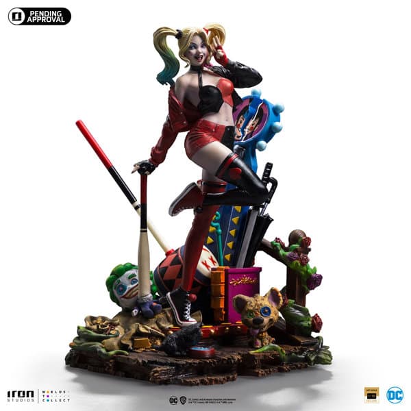 『DC』【アイアン・スタジオ・スタチュー】「デラックス・アートスケール」1/10スケール ハーレイ・クイン（ゴッサム・シティ・サイレンズ）［コミック］