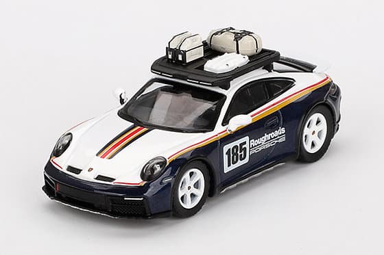 ポルシェ 911 ダカール ラリー デザインパッケージ ホワイト/ゲンチアンブルー メタリック 左ハンドル