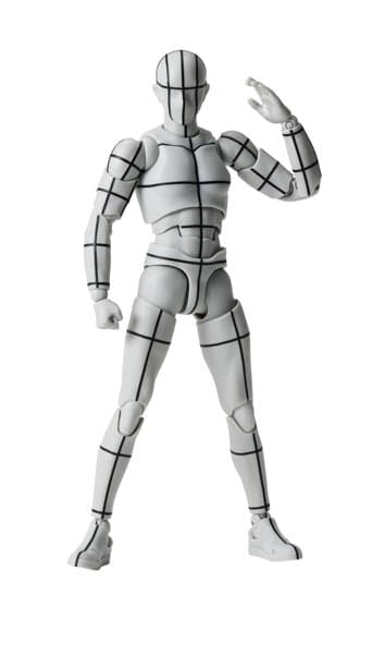 S.H.Figuarts ボディくん / ボディちゃん シリーズ ボディくん -スポーツ- Edition -ワイヤーフレーム-（Gray Color Ver.）