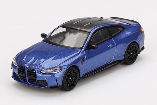 1/64 BMW M4 コンペティション G82 ポルティマオブルー 右ハンドル