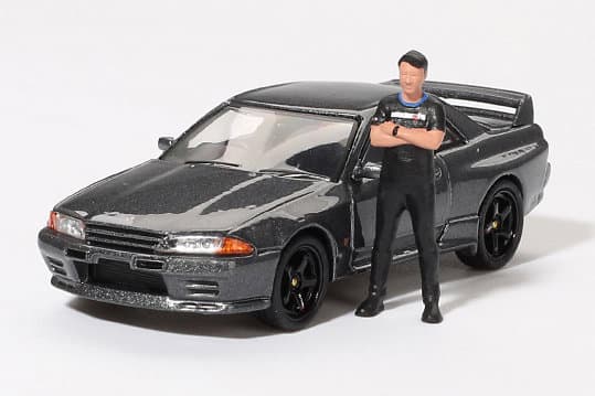 日産 スカイライン GT-R R32 ニスモガンメタル 松田次生コレクション w/ 松田次生氏フィギュア 右ハンドル