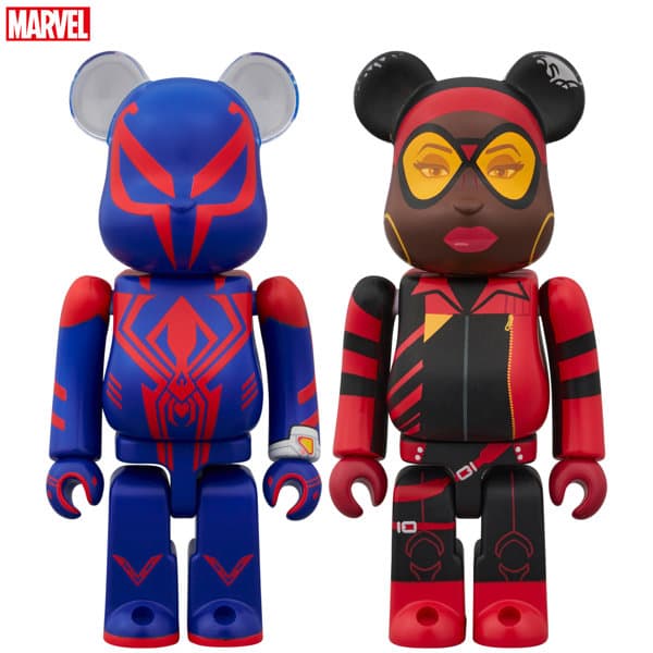 BE@RBRICK MARVEL SPIDER-MAN 2099 ＆ SPIDER-WOMAN 2PCS SET
