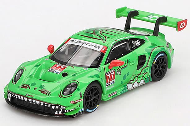 ポルシェ 911 GT3 R IMSA デイトナ24時間 GTD Pro 2位入賞車 2024 ＃77 AO Racing 左ハンドル