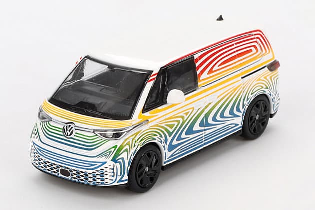 フォルクスワーゲン ID. Buzz プロトタイプ レインボー 右ハンドル